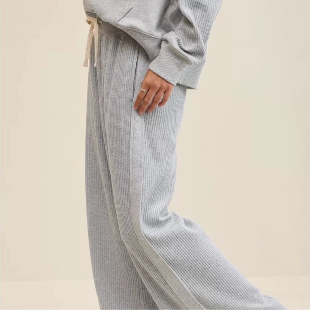 Aerie Essential Waffle Trouser - Picture 3 of 8